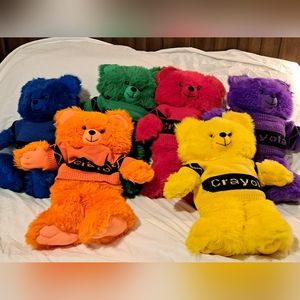 Vintage Crayola Teddy Bears